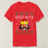 Deez Nuts Nutcracker Ugly Christmas Sweat Funny  (Design devant)