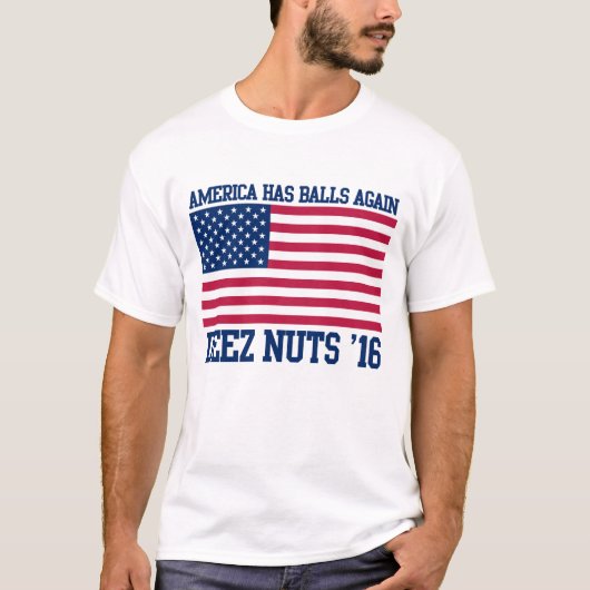 Deez Nuts voor President Amerika heeft weer een va T-shirt (Voorkant)