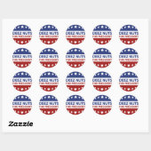 Deez Nuts voor President Ronde Sticker (Vel)