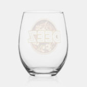 Deez Nuts Wijnglas Zonder Voet (Achterkant)