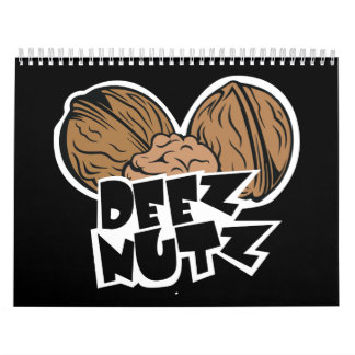 Deez Nutz Funny Illustratie Kalender