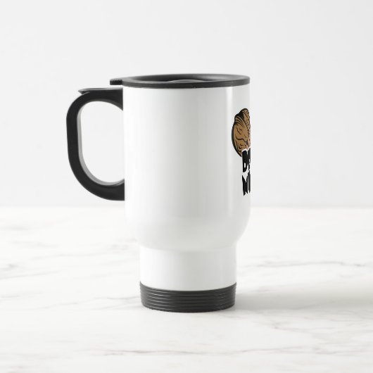 Deez Nutz Funny Illustratie Reisbeker (Links)