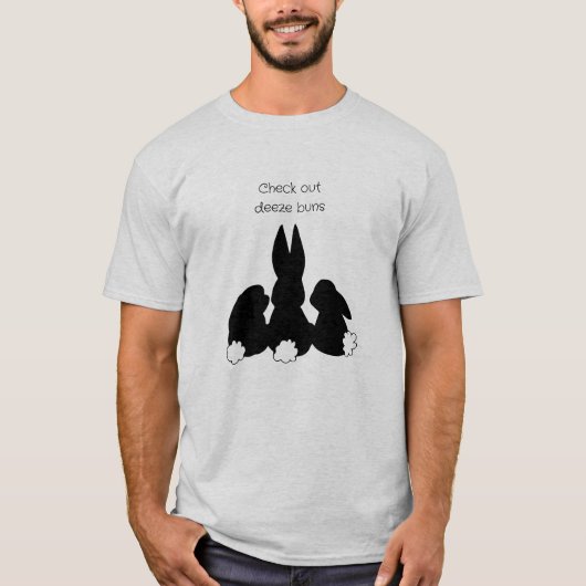 Deeze Buns Rabbit Shirt (Voorkant)