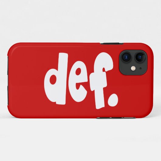def. Case-Mate iPhone case (Achterkant (horizontaal))