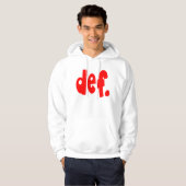 def. hoodie (Voorkant volledig)