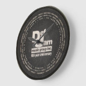 Def Jam Slipmat-klok. Grote Klok (Hoek)