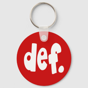 def. sleutelhanger