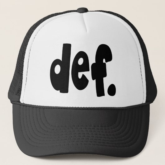 def. trucker pet (Voorkant)