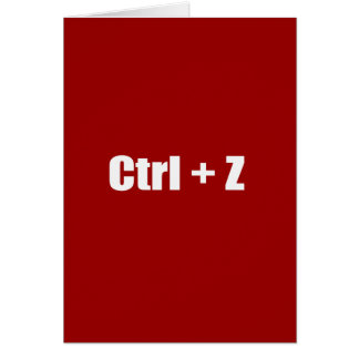 Défaites - le CTRL + Z