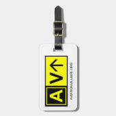 DEFCON Aviation Village Bagagelabel (Voorkant verticaal)