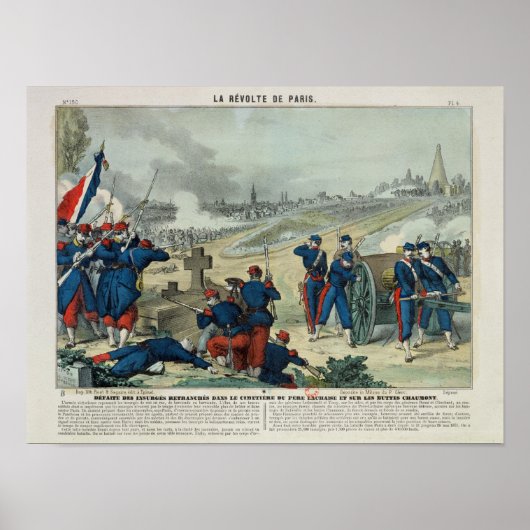Defect van de rebellen in het kerkhof poster (Voorkant)
