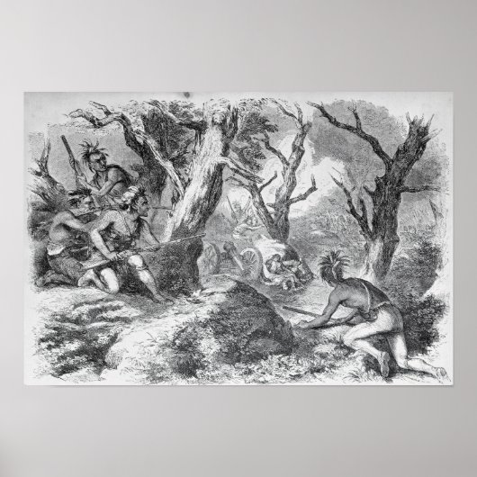 Defect van General Braddock Poster (Voorkant)