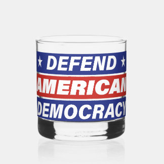 Defence American Democracy uit het niets Whisky Glas