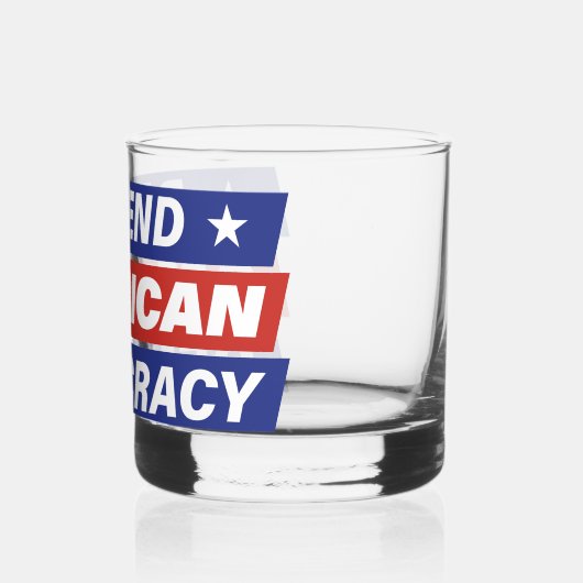 Defence American Democracy uit het niets Whisky Glas (Links)