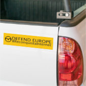Defend Europe - Aufkleber für dein Auto Bumpersticker (Op Truck)
