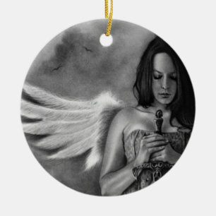 Defender Angel Girl Sword Ornament