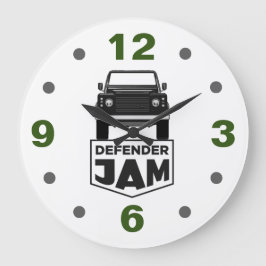 DEFENDER JAM GROTE KLOK