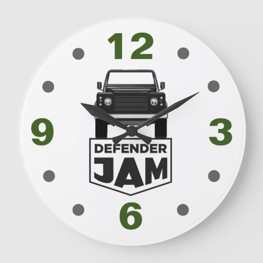 DEFENDER JAM GROTE KLOK (Voorkant)