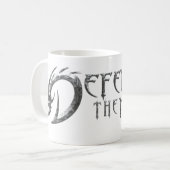 Défendez la tasse de logo de nuit (Devant gauche)
