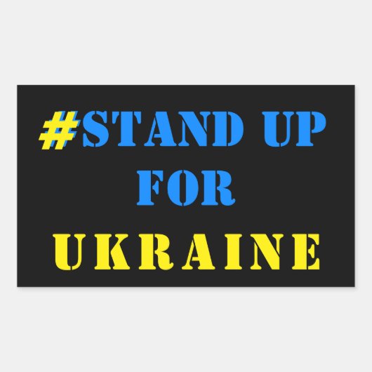 # Défendez-Vous Pour L'Ukraine Stickers drapeau Uk (Devant)