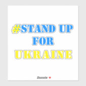 Défendre La Liberté Des Stickers Pour L'Ukraine (Feuille)