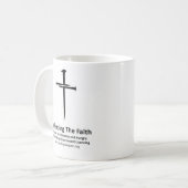 Défendre La Mug De Café Foi (Blanc) (Devant gauche)