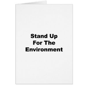 Défendre l'environnement