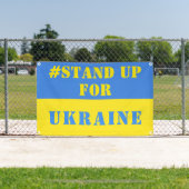 Défendre L'Ukraine Bannière Soutenir La Liberté (Insitu)