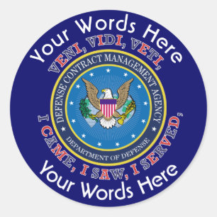 Defense Contract Management Agency Custom Sticker