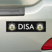 Defense Information Systems Agency (DISA) VVV Bumpersticker (Op auto)
