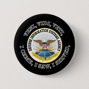 Defense Information Systems Agency (DISA) VVV Ronde Button 5,7 Cm