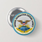 Defense Information Systems Agency Pinback Button (Voorkant /achterkant)