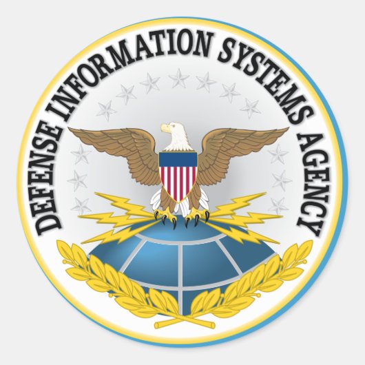 Defense Information Systems Agency Sticker (Voorkant)
