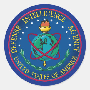 Defense Intelligence Agency Ronde Sticker