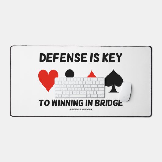 Defense Is Key To Winning in Bridge Card Suits (Clavier et souris)
