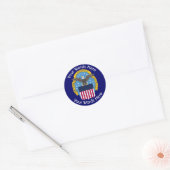 Defense Logistics Agency DIA Shield Ronde Sticker (Envelop)