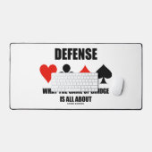 Defensie waar het spel van de brug om draait bureaumat (Keyboard & Muis)