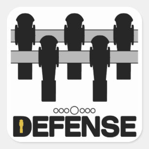 DEFENSIESSTICKER VIERKANTE STICKER