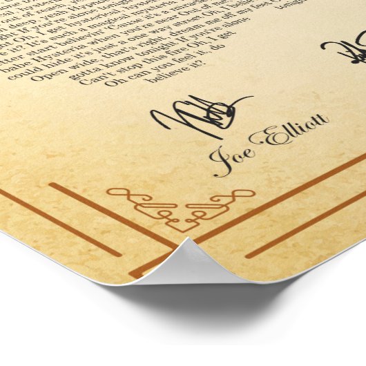 Deff Leppard Poster (Hoek)