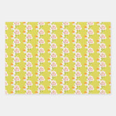 Deffodils op een papierset met overvulling (B) Inpakpapier Vel (Voorkant 3)