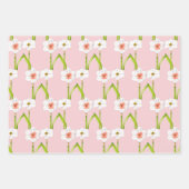 Deffodils op een papierset met overvulling (B) Inpakpapier Vel (Voorkant 2)