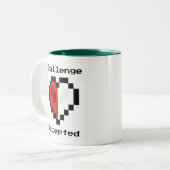 Défi Accepté Café Mug (Devant gauche)