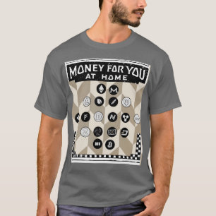 Defi Crypto munt Vintage Geld voor u 1 T-shirt