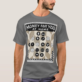 Defi Crypto munt Vintage Geld voor u 1 T-shirt