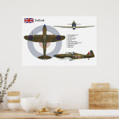 Defiant Mk I 141 Squadron Poster (Keuken)
