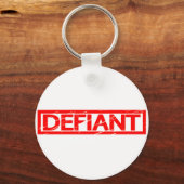 Defiant Stamp Sleutelhanger (Achterkant)