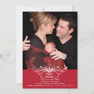 Défilé à la mode - Carte de vacances photo