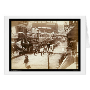 Défilé célébrant l'écart-type 1888 de chemin de