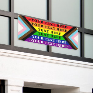 Défilé de la fierté personnalisé et bannière mural