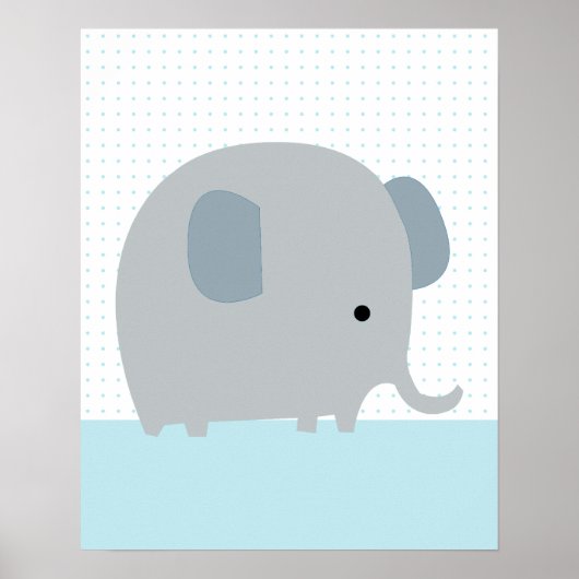défilé des éléphants 2 Poster d'art (Devant)